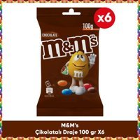 M&m's Draje Çikolata 6x100 gr