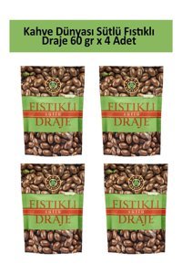Kahve Dünyası Draje Antep Fıstıklı Çikolata 4x60 gr