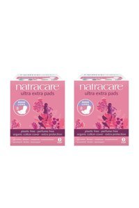 Natracare Organik Kalın Gece 8'li Hijyenik Ped 2 Adet