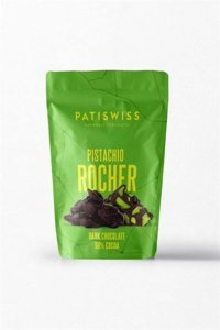 Patiswiss Rocher Antep Fıstıklı Bitter Çikolata 80 gr