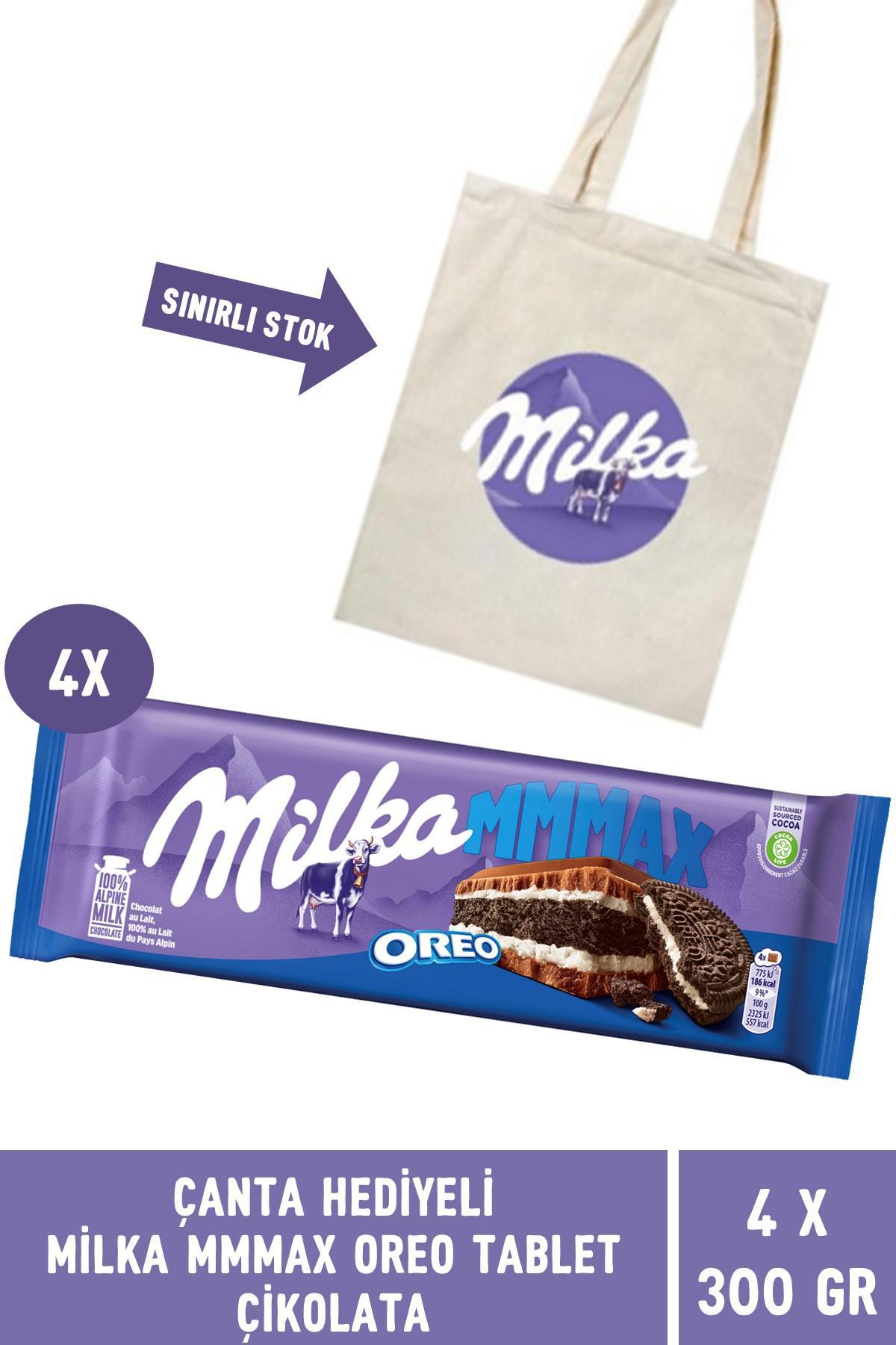 Milka Tablet Oreolu Çikolata 4x300 gr