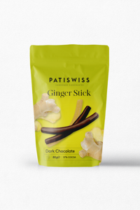 Patiswiss Çubuk Zencefilli Çikolata 80 gr