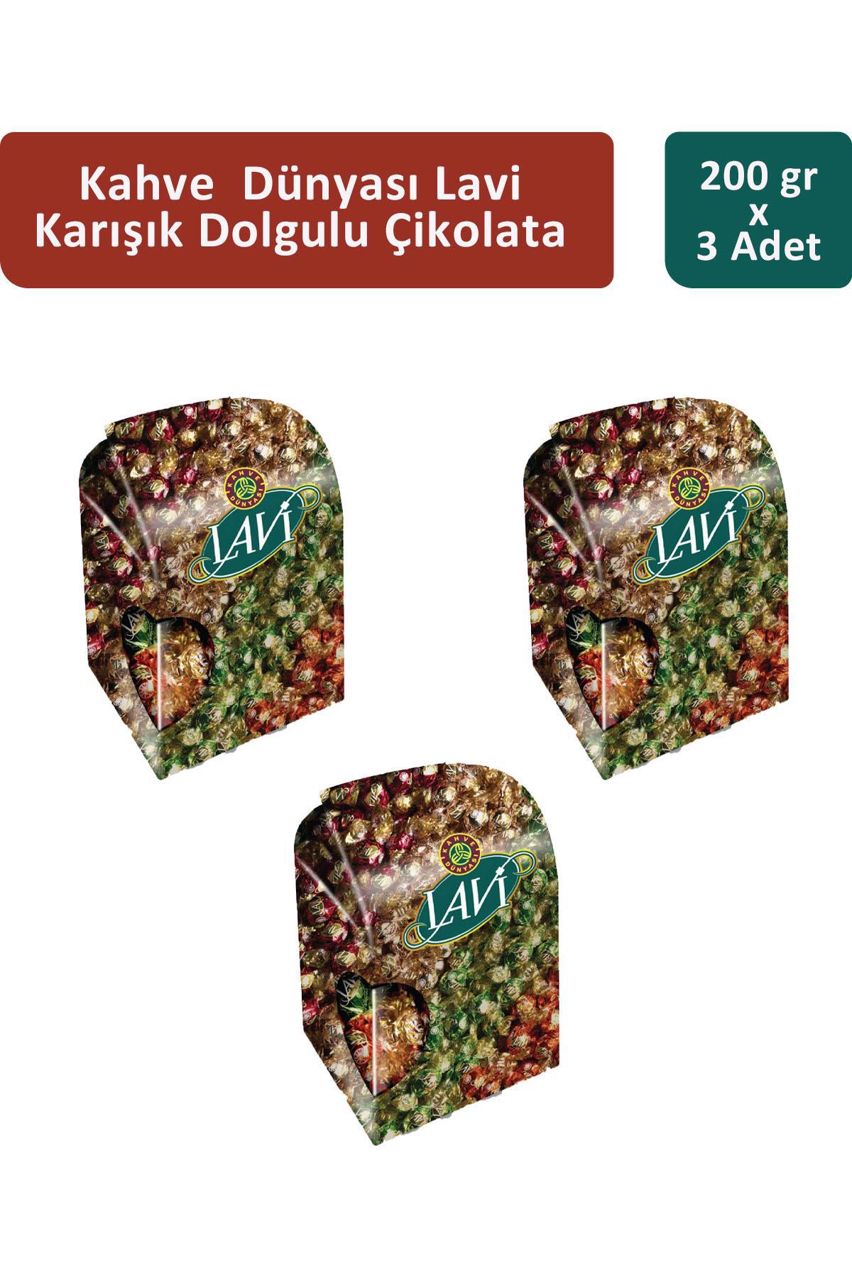 Kahve Dünyası Lavi Çikolata 3x200 gr
