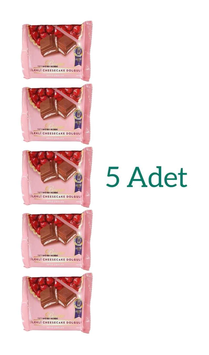 Buono Çilekli Çikolata 5x100 gr
