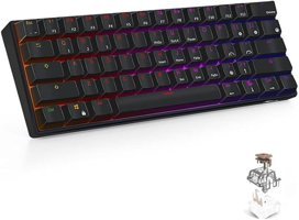 LIQC RK61 Q RGB Kablosuz Siyah Mekanik Klavye