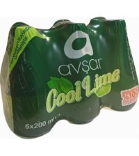 Avşar Cool Lime Limon Nane Soda 6'lı 200 ml