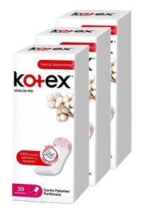 Kotex Organik Antialerjik Normal 29'lu Hijyenik Ped 3 Adet