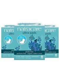 Natracare Organik Orta Ultra Uzun 12'li Hijyenik Ped 3 Adet