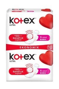 Kotex Organik Antialerjik Orta Ultra Uzun-Günlük Ped 12'li Hijyenik Ped 1 Adet