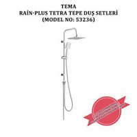 Tema 53236 Yağmurlama Sürgülü Mafsallı Duş Seti