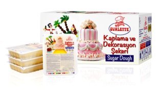 Katsan Ovalette Kaplama Ve Dekor Şeker Hamuru Sarı 1 Kg