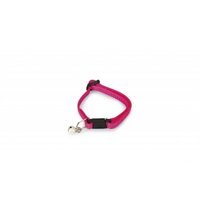 Beeztees Pembe Ayarlanabilir Gezdirme Boyun Kedi Tasması