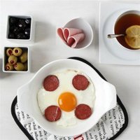 Porland Porselen 21 cm Tava Beyaz