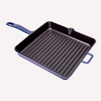Sürel Kare Izgara Döküm 30 cm Tava Mavi