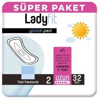 Lady Fit Organik Antialerjik İnce Uzun 32'li Hijyenik Ped 1 Adet
