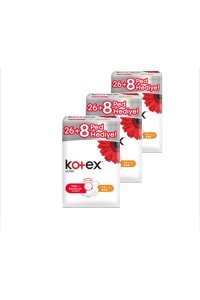 Kotex Organik Antialerjik Orta Normal 34'lü Hijyenik Ped 3 Adet