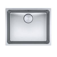 Franke MYX 110-50 440 mm Damlalıksız Tezgah Altı Tek Gözlü Dikdörtgen Orta Paslanmaz Çelik Eviye Gri
