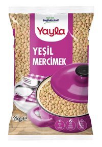 Yayla Yeşil Mercimek 2 kg