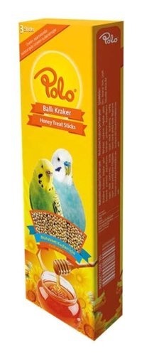 Polo Ballı Muhabbet Kuşu Kraker Yemi 3'lü