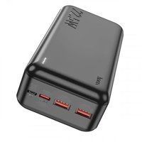 Coofbe Super Şarj 30000 mAh Hızlı Şarj Powerbank Siyah