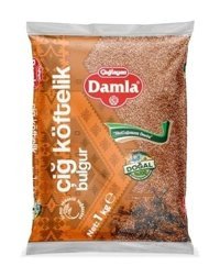 Damla Çiğ Köftelik Bulgur 24x1 kg