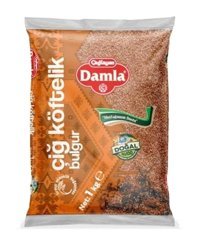 Damla Çiğ Köftelik Bulgur 4x1 kg