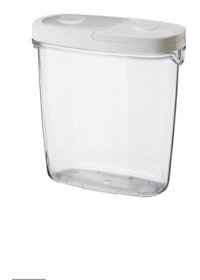 Ikea 1 Parça Dikdörtgen - Silindir Plastik Saklama Kabı 1.3 lt