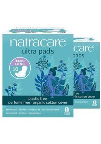 Natracare Organic Cotton Cover Organik Kalın Gece 10'lu Hijyenik Ped 2 Adet
