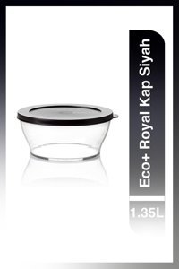 Tupperware Eco+ Royal 1 Parça Yuvarlak Cam Saklama Kabı 1.35 lt