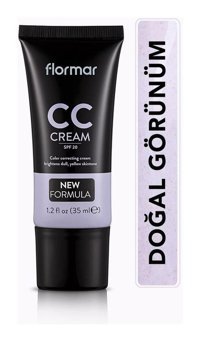 Flormar Solgun Görünüm Önleme Yardımcı Güneş Koruyuculu Işıltılı CC Krem 35 ml