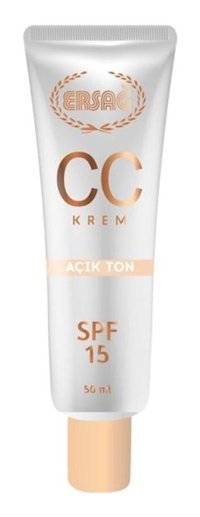 Ersağ Açık Güneş Koruyuculu CC Krem 50 ml