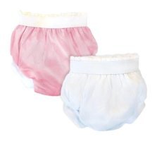 Sema Baby 10 - 15 Kg 2'li Sızdırmaz Yıkanabilir Beyaz-Pembe Alıştırma Külodu