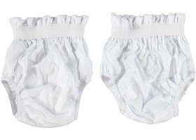Babyjem 10 - 15 Kg 2'li Sızdırmaz Yıkanabilir Beyaz Alıştırma Külodu