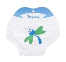 Mycey 10 - 15 Kg Tekli Sızdırmaz Yıkanabilir Çok Renkli Yusufcuk Desenli Alıştırma Külodu