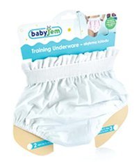 Babyjem 10 - 15 Kg Tekli Sızdırmaz Yıkanabilir Beyaz Alıştırma Külodu