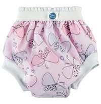 Babyjem 10 - 14 Kg Tekli Sızdırmaz Yıkanabilir Pembe Kelebek Desenli Alıştırma Külodu