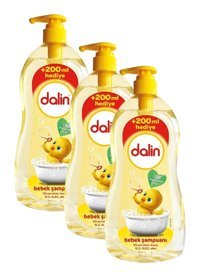 Dalin Konak Önleyici Göz Yakmayan Hipoalerjenik Normal Ciltler İçin Bebek Şampuanı 900 ml
