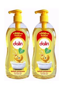 Dalin Klasik Göz Yakmayan Hipoalerjenik Hassas Ciltler İçin Bebek Şampuanı 2x900 ml
