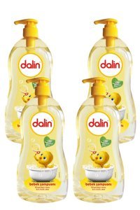 Dalin Göz Yakmayan Hipoalerjenik Yenidoğan Hassas Ciltler İçin Bebek Şampuanı 4x900 ml