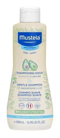 Mustela Gentle Konak Önleyici Göz Yakmayan Hipoalerjenik Yenidoğan Hassas Ciltler İçin Papatya Özlü Bebek Şampuanı 500 ml