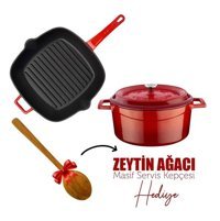 Lava 4 Parça Döküm Tencere ve Tava Seti