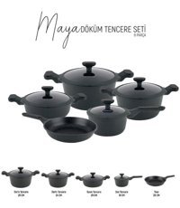 Arow Maya 9 Parça Döküm Tencere Seti