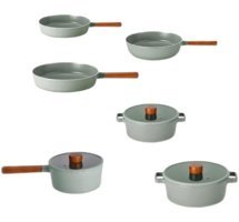 Neoflam Fika 9 Parça Alüminyum - Döküm Tencere Seti