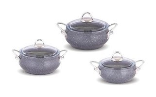 FMS G5016 6 Parça Granit Tencere ve Tava Seti