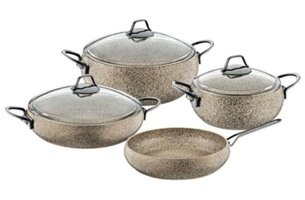 Oms 3051 7 Parça Granit Tencere Seti