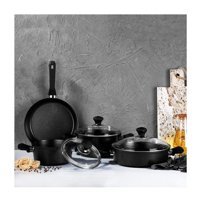 Hisar Eco Titan 7 Parça Granit Tencere Seti