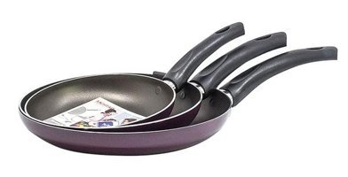 Mehtap 3 Parça Teflon Tencere ve Tava Seti
