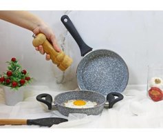 Evita Eco Bio 2 Parça Granit Tava Seti
