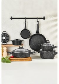 Amboss Vega 12 Parça Granit Tencere Seti