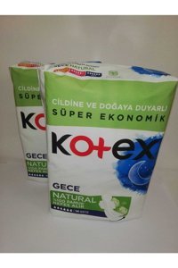 Kotex Natural Organik Antialerjik İnce Gece 14'lü Hijyenik Ped 1 Adet